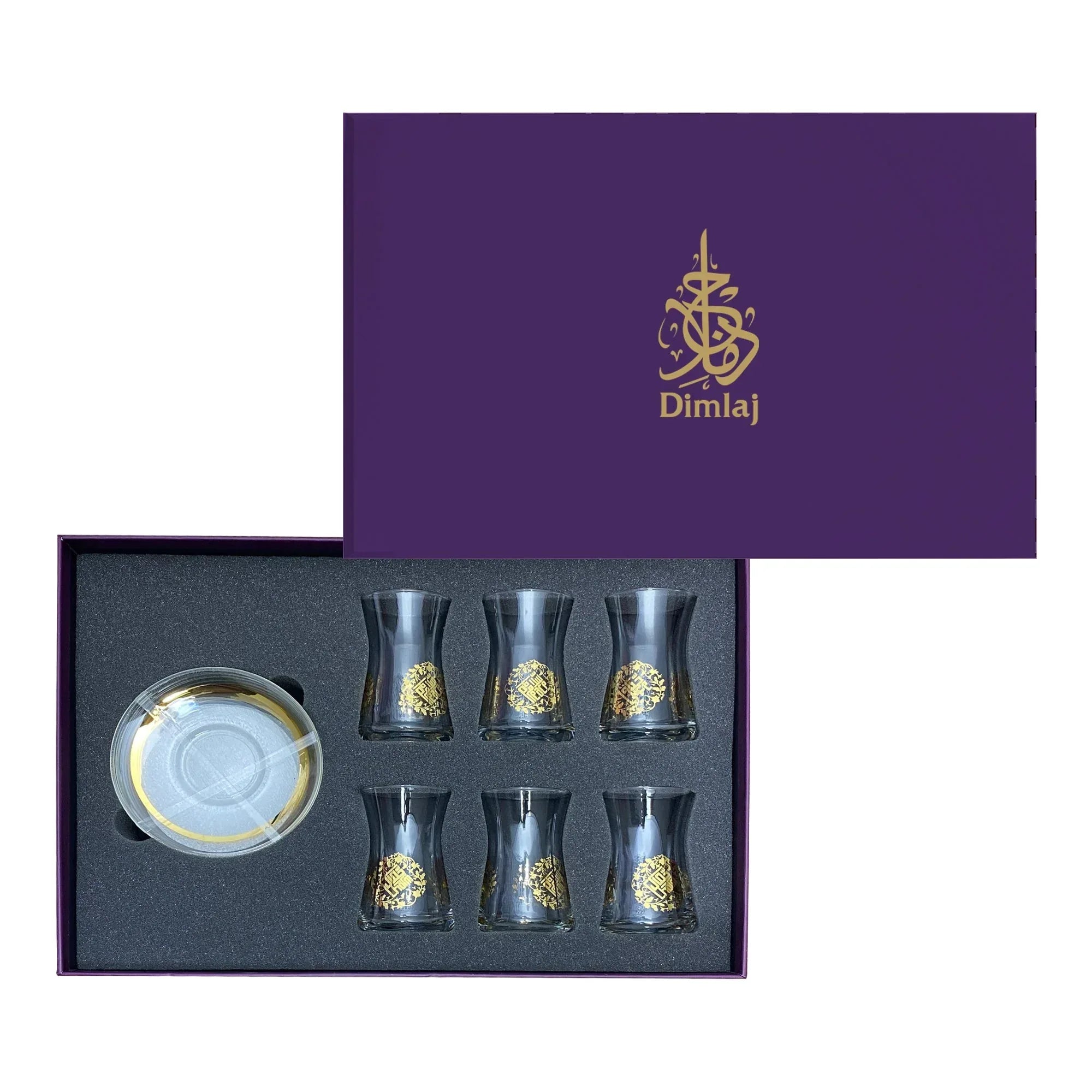 Touch Salam Set Of 6 Pcs Tea Cups and Saucers | Home Touch Salam Set Of 6 Pcs Tea Cups and Saucers | Home