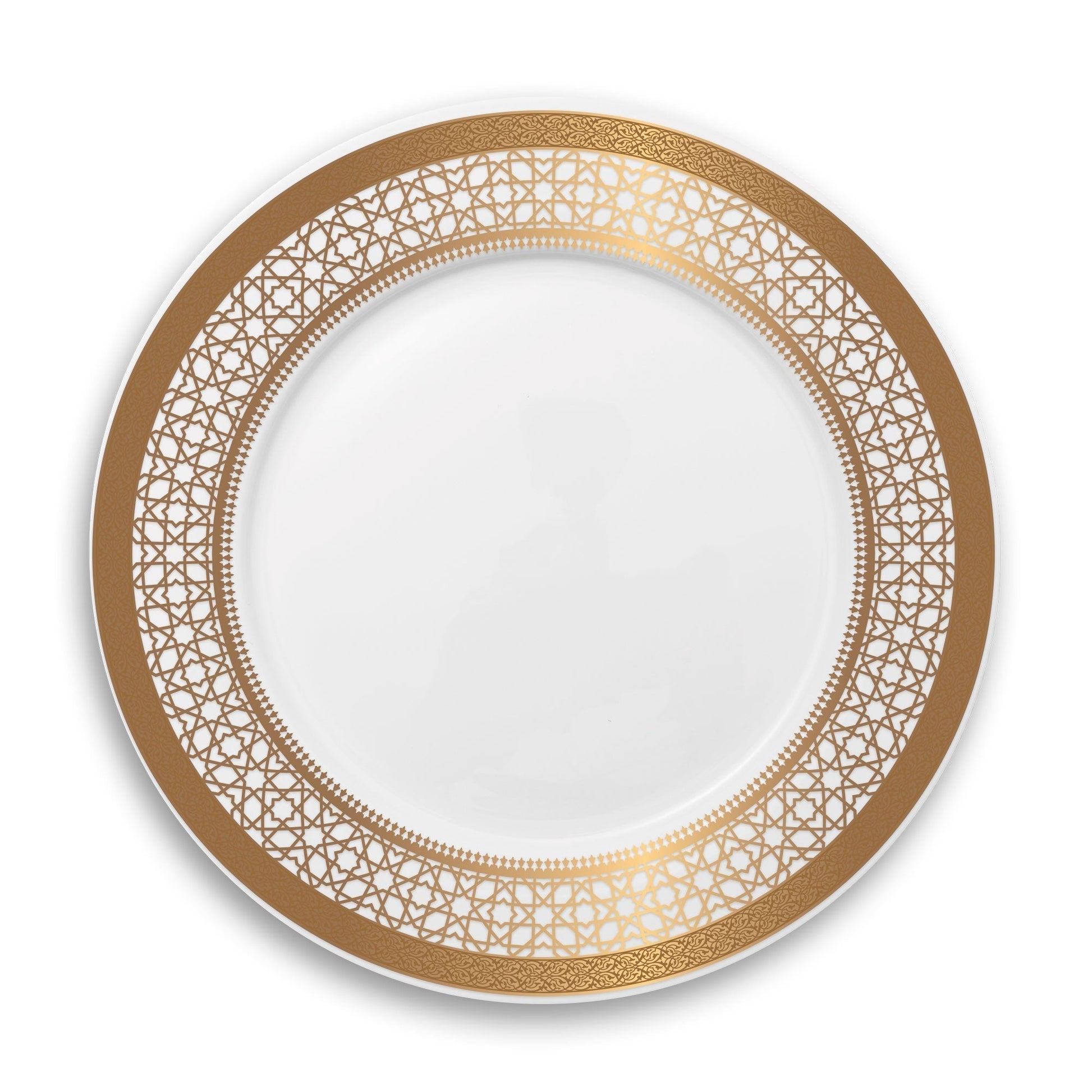 Dimlaj Cordoba Porcelain Serving Plate (Gold) - Premium Platters from Cordoba By Dimlaj - Just $80! Shop online now at Dimlaj Jordan 