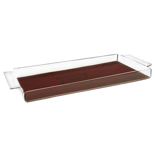 Dimlaj Shafa Acrylic Serving Tray (Umber) - Premium Trays & Accessories from Shafa By Dimlaj - Just $39! Shop online now at Dimlaj Jordan 