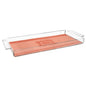 Dimlaj Shafa Acrylic Serving Tray (Peach) - Premium Trays & Accessories from Shafa By Dimlaj - Just $39! Shop online now at Dimlaj Jordan 