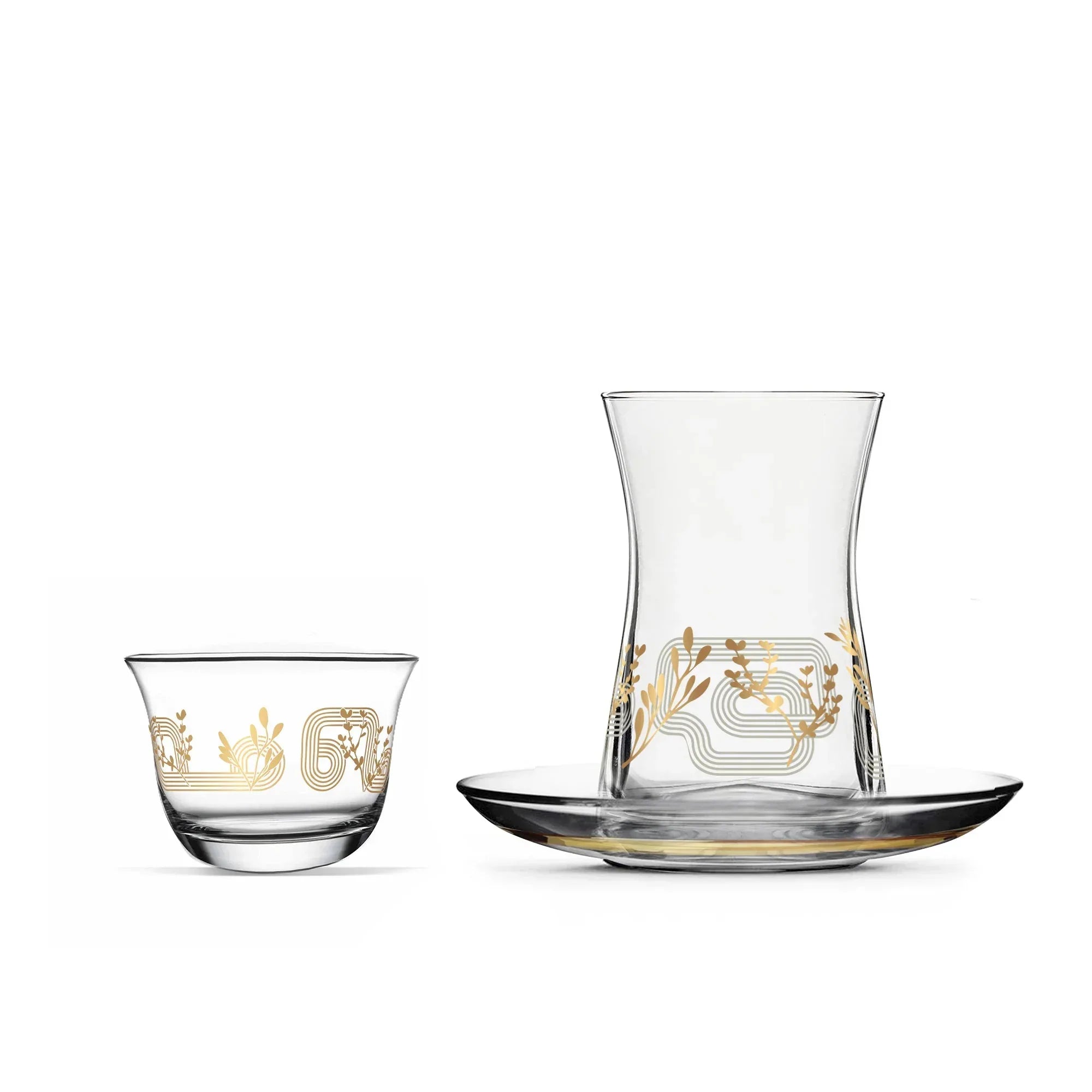 Touch Oliva Set of 18 Pcs Assorted Drinkware | Home Touch Oliva Set of 18 Pcs Assorted Drinkware | Home