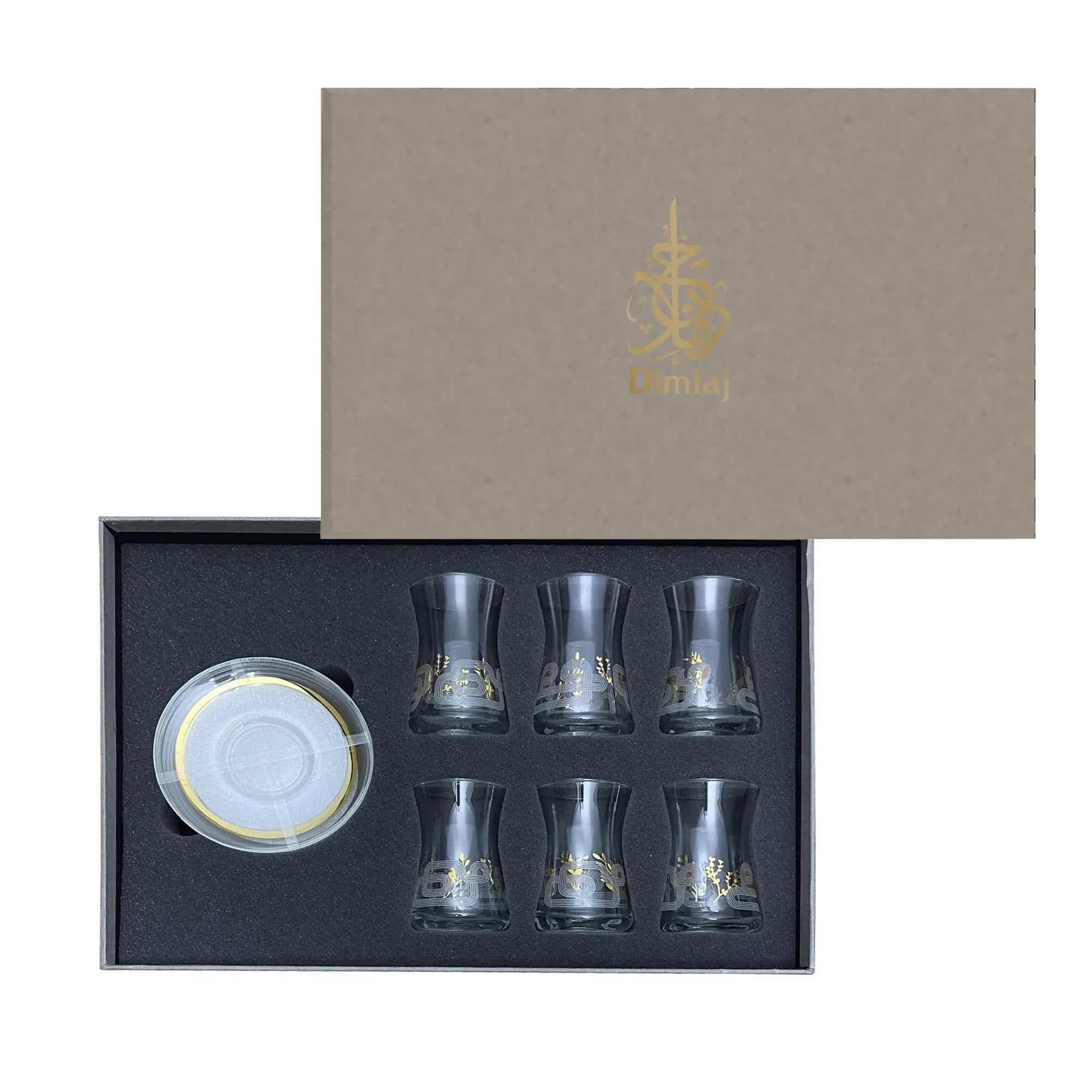 Touch Oliva Set Of 6 Pcs Tea Cups and Saucers | Home Touch Oliva Set Of 6 Pcs Tea Cups and Saucers | Home