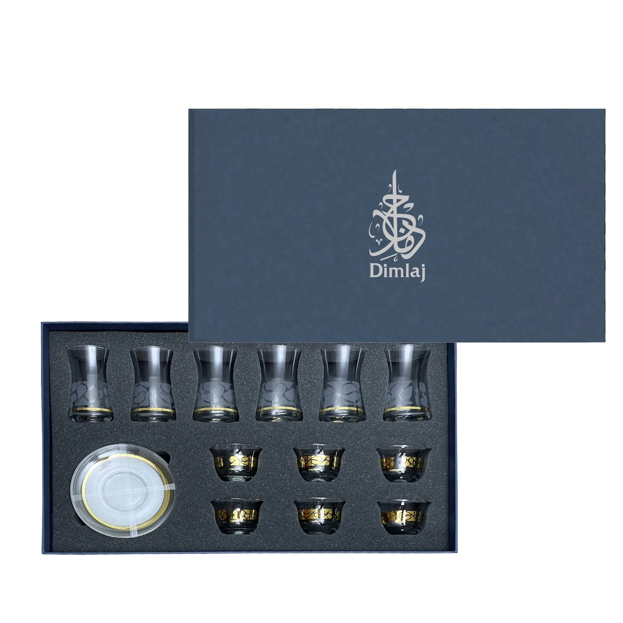 Touch Leder Set of 18 Pcs Assorted Drinkware | Home Touch Leder Set of 18 Pcs Assorted Drinkware | Home