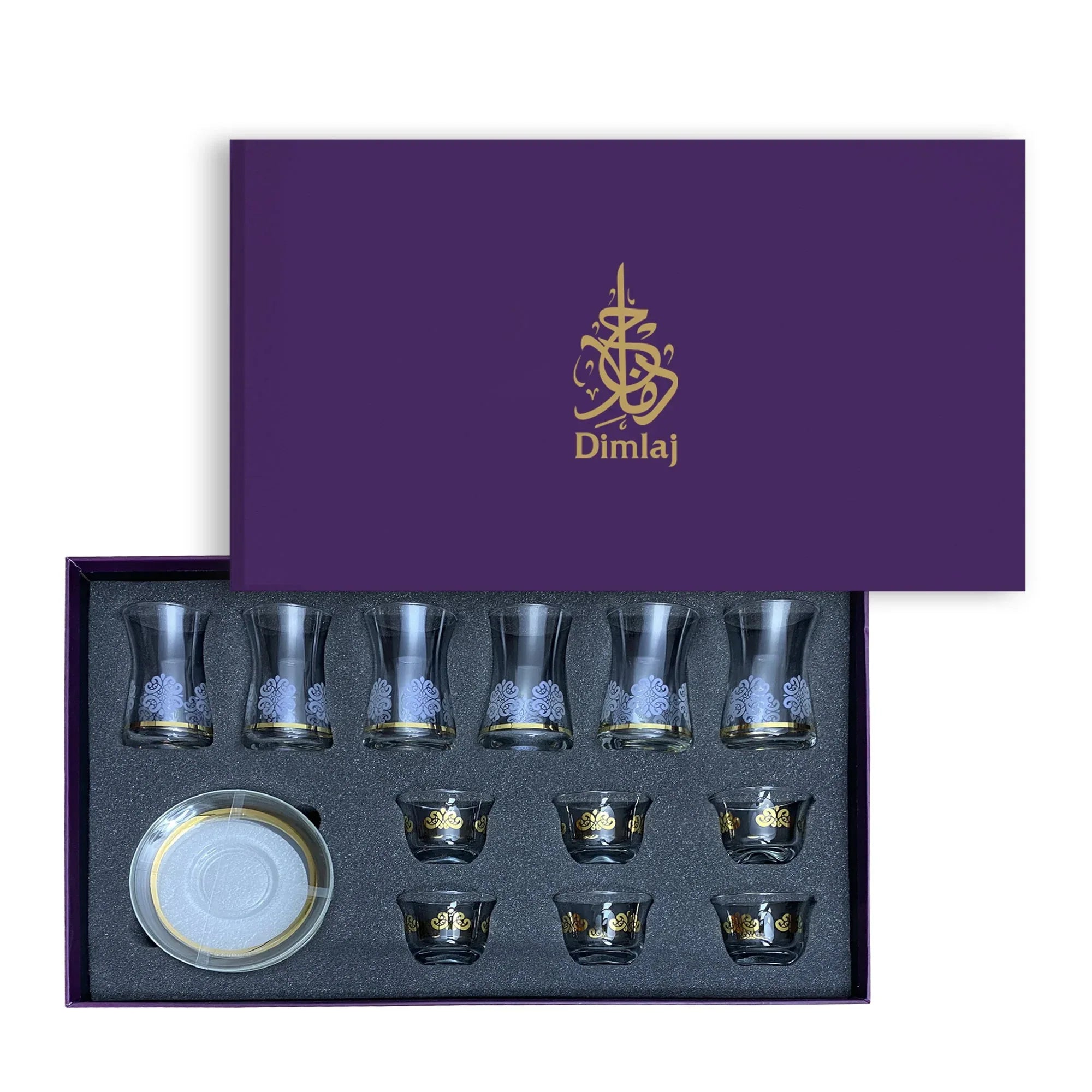 Touch Florid Set of 18 Pcs Assorted Drinkware | Home Touch Florid Set of 18 Pcs Assorted Drinkware | Home