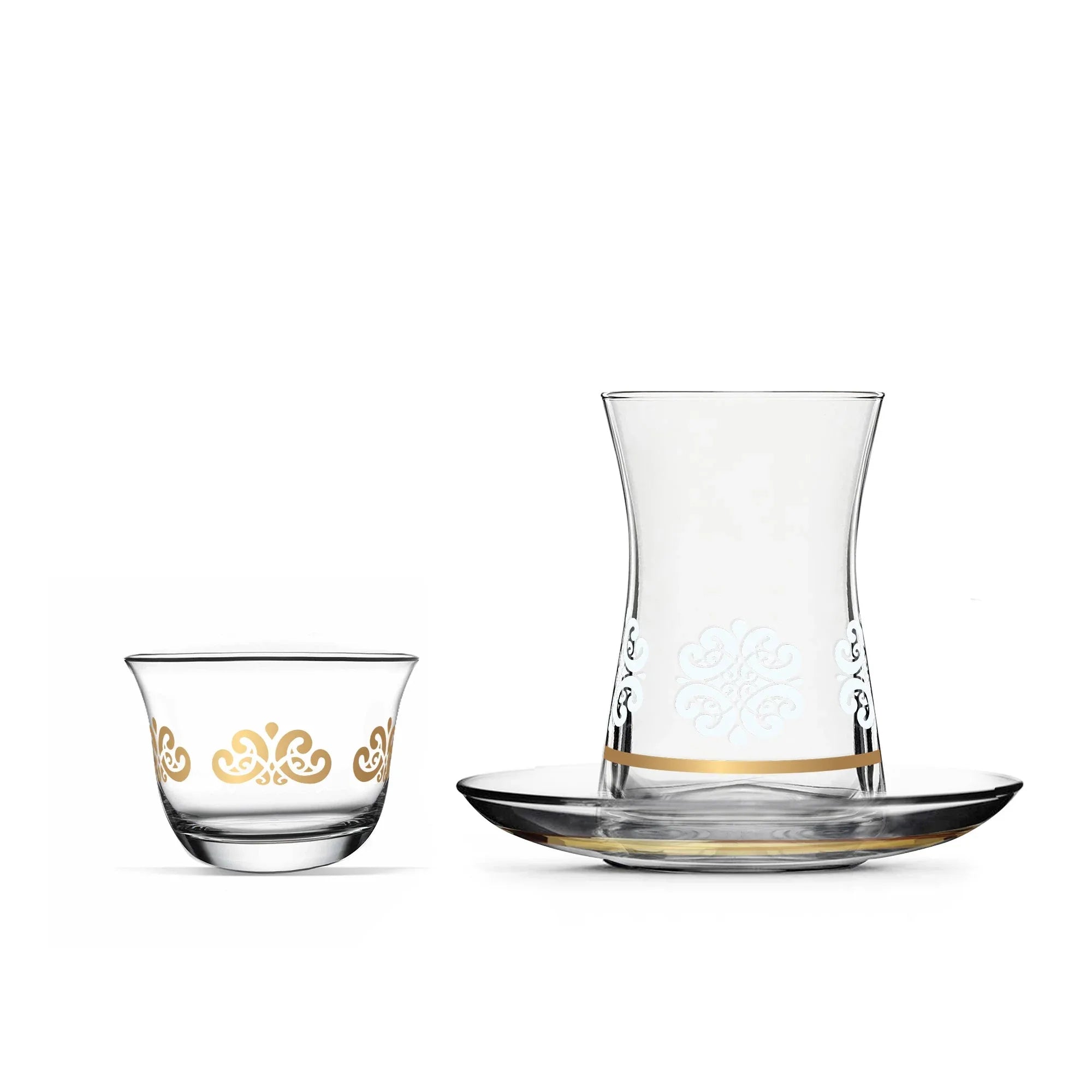 Touch Florid Set of 18 Pcs Assorted Drinkware | Home Touch Florid Set of 18 Pcs Assorted Drinkware | Home