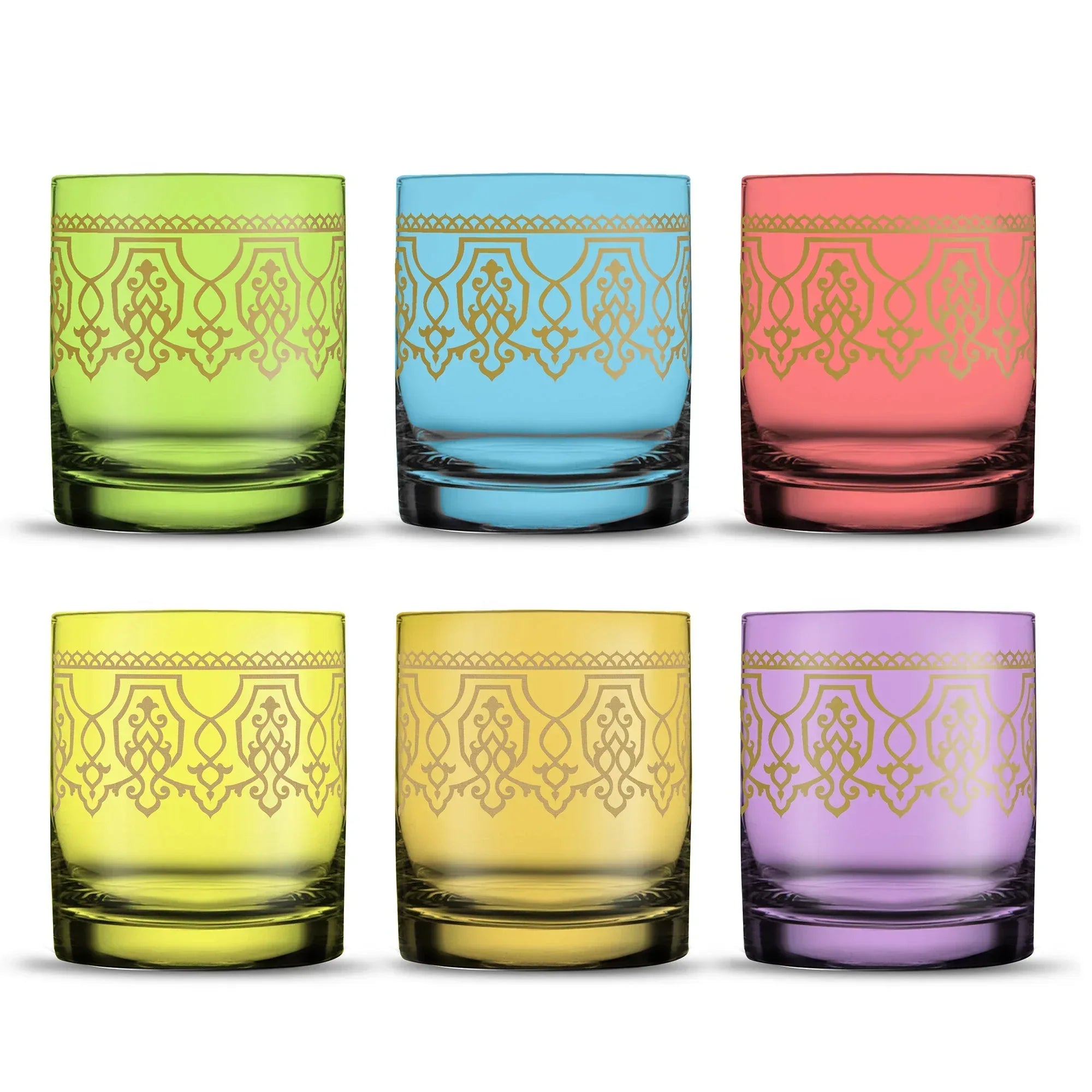 Touch Casablanca Set Of 6 Pcs Short Tumblers | Home