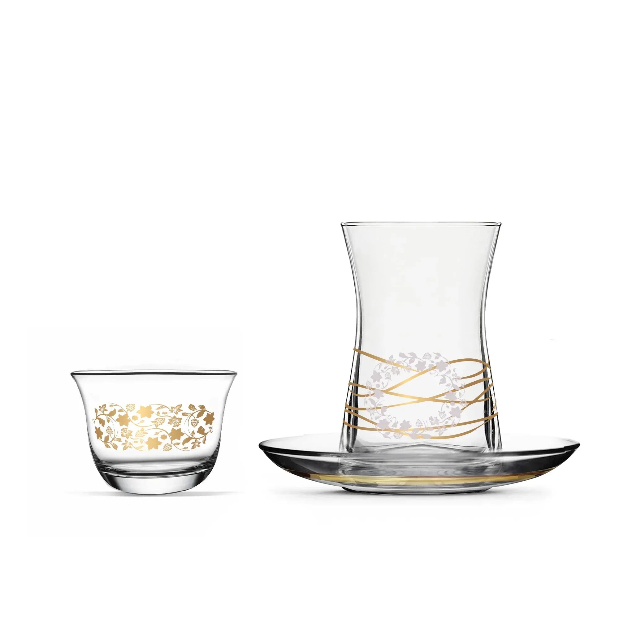 Touch Yasmine Set of 18 Pcs Assorted Drinkware | Home