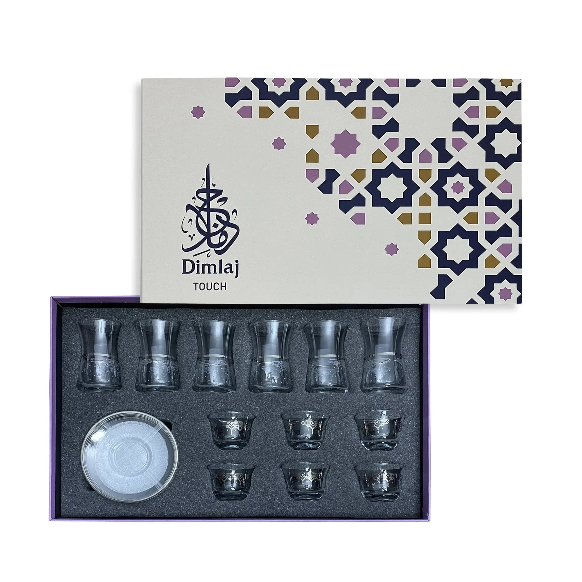 Touch Collar Set of 18 Pcs Assorted Drinkware | Home Touch Collar Set of 18 Pcs Assorted Drinkware | Home