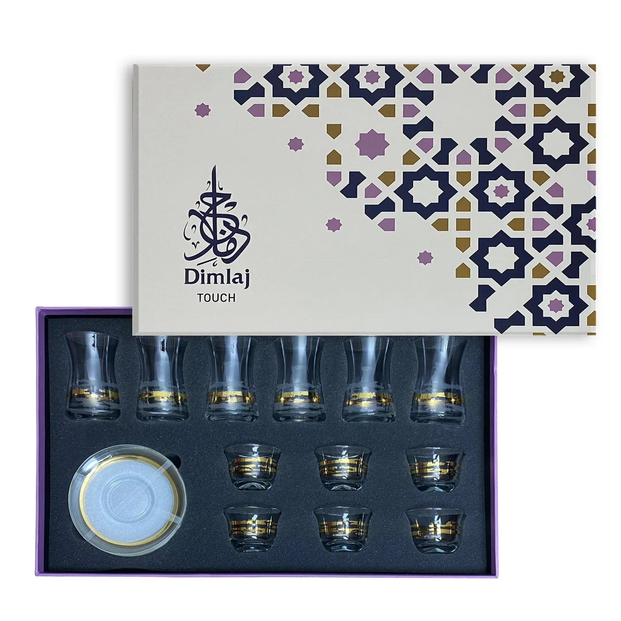 Touch Tinge Set of 18 Pcs Assorted Drinkware | Home Touch Tinge Set of 18 Pcs Assorted Drinkware | Home