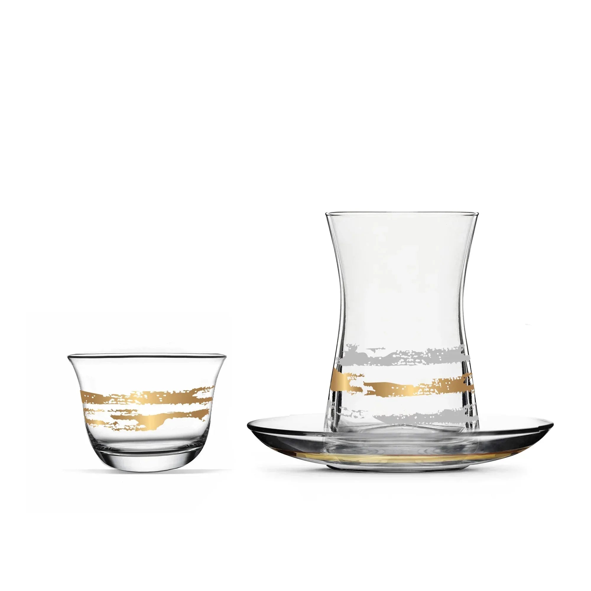 Touch Tinge Set of 18 Pcs Assorted Drinkware | Home