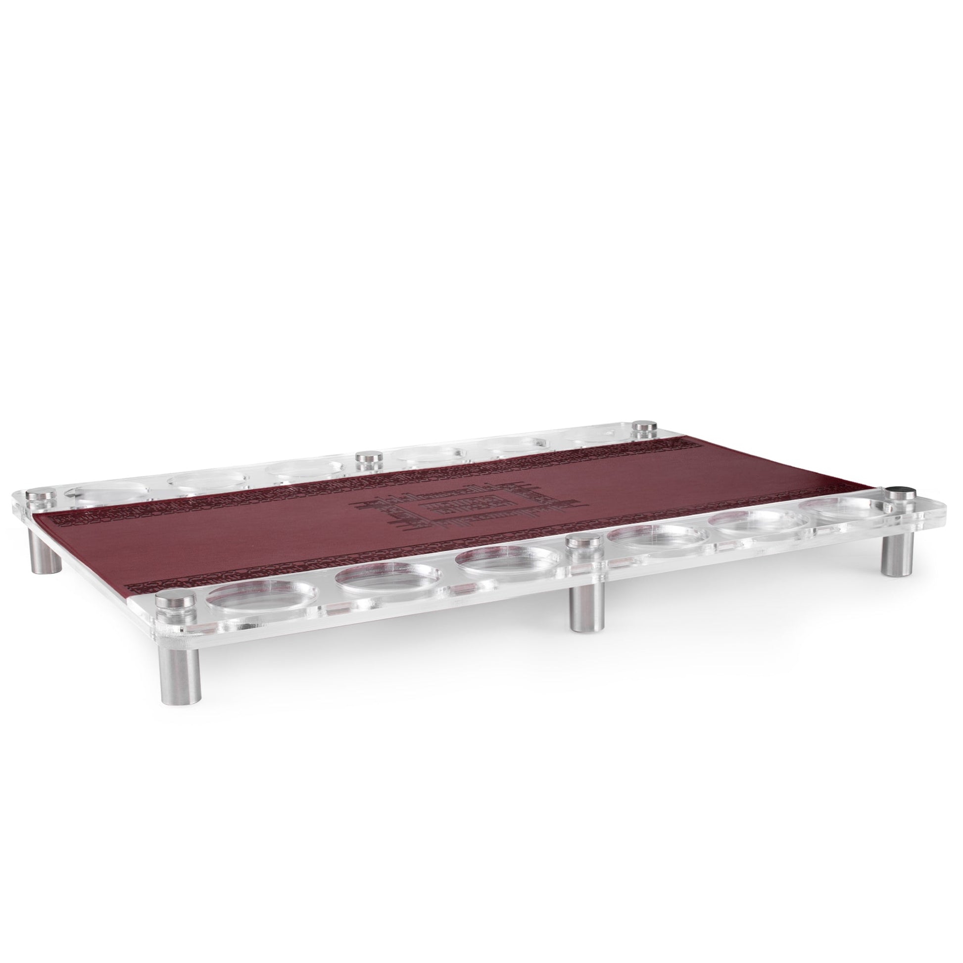 Dimlaj Shafa Acrylic Coffee Stand (Maroon) - Premium Stands from Shafa By Dimlaj - Just $75! Shop online now at Dimlaj Jordan 