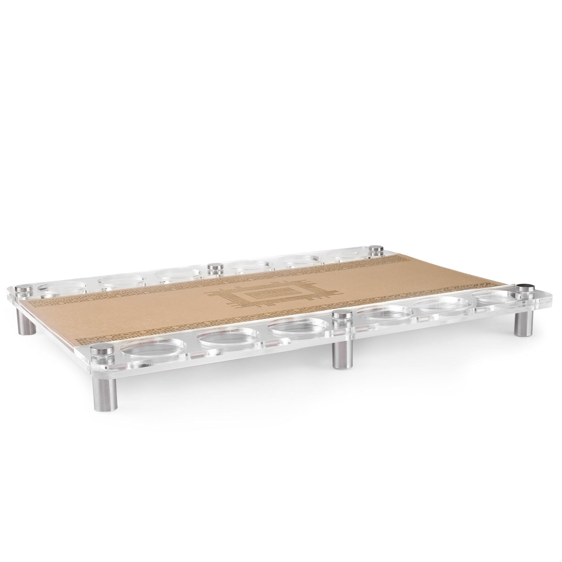Dimlaj Shafa Acrylic Coffee Stand (Beige) - Premium Stands from Shafa By Dimlaj - Just $75! Shop online now at Dimlaj Jordan 
