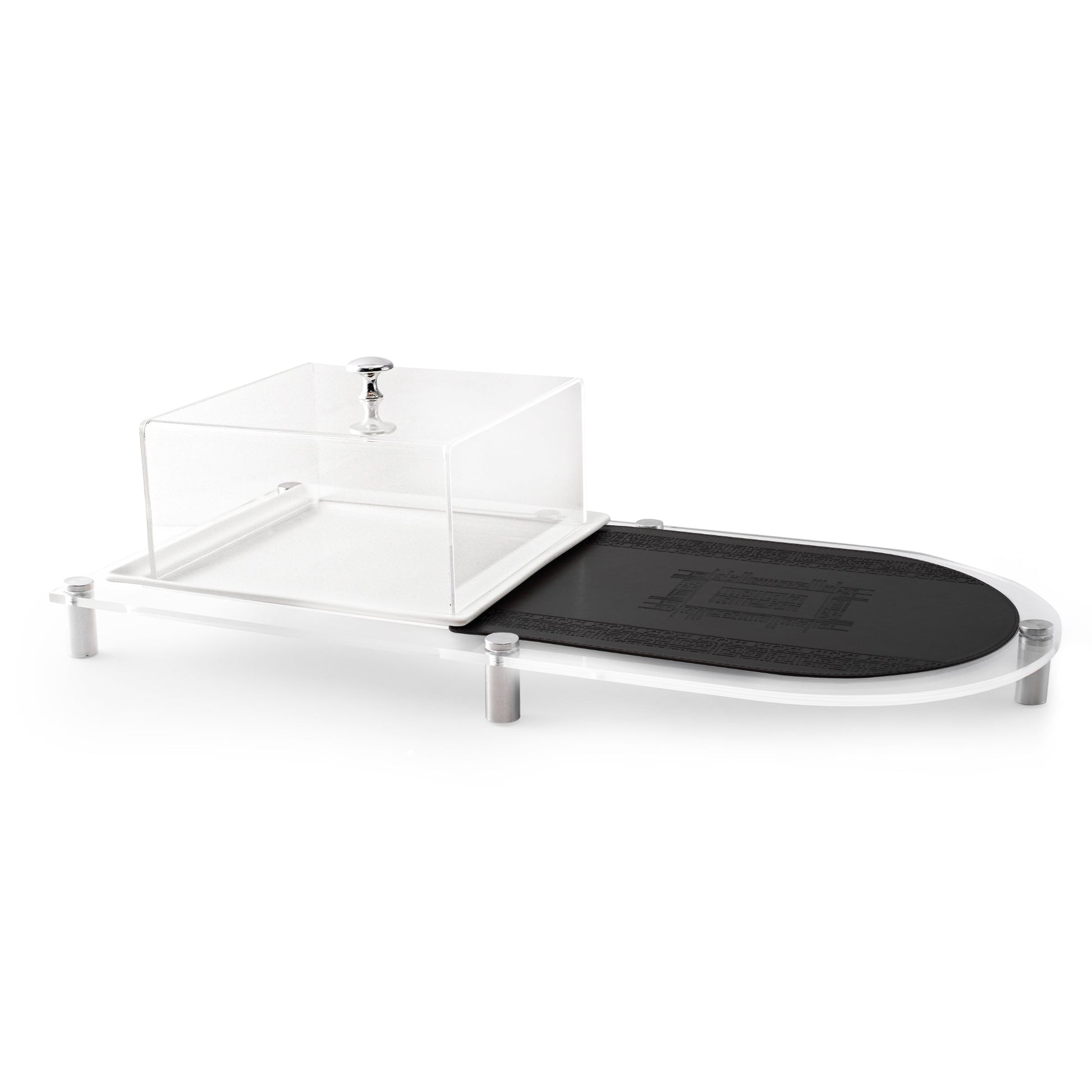 Dimlaj Shafa Acrylic Dessert Stand (Black) - Premium Stands from Shafa By Dimlaj - Just $92! Shop online now at Dimlaj Jordan 