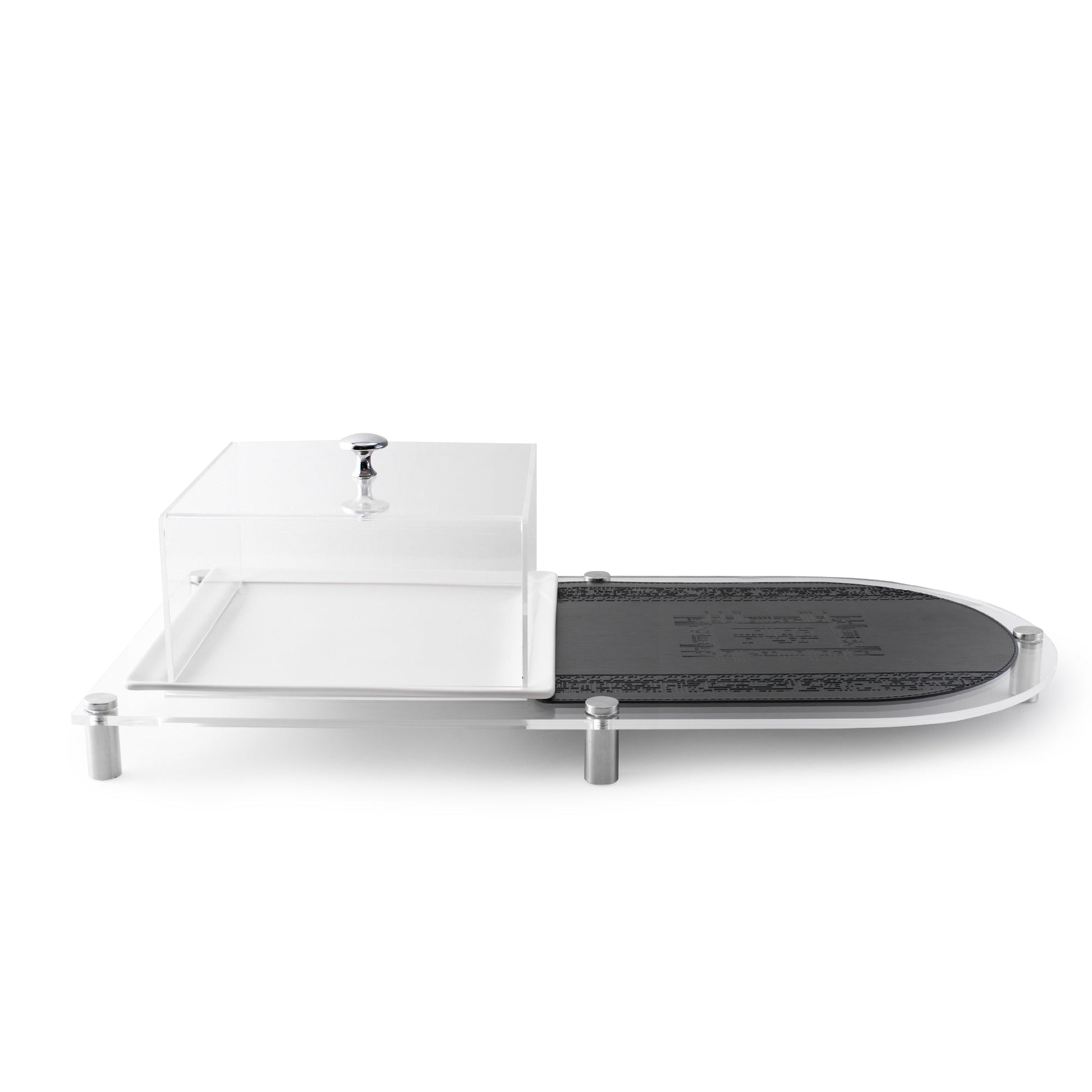 Dimlaj Shafa Acrylic Dessert Stand (Black) - Premium Stands from Shafa By Dimlaj - Just $92! Shop online now at Dimlaj Jordan 