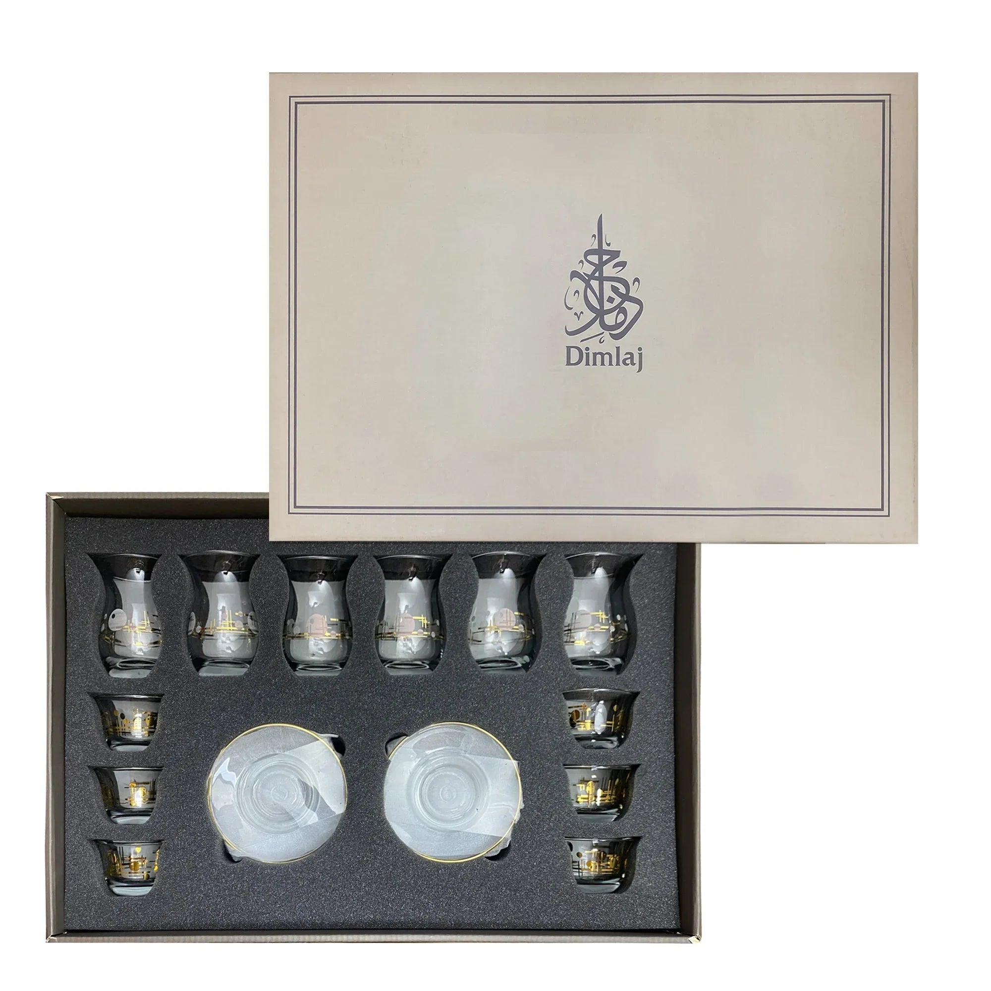 Touch Ether Set of 18 Pcs Assorted Drinkware | Home Touch Ether Set of 18 Pcs Assorted Drinkware | Home