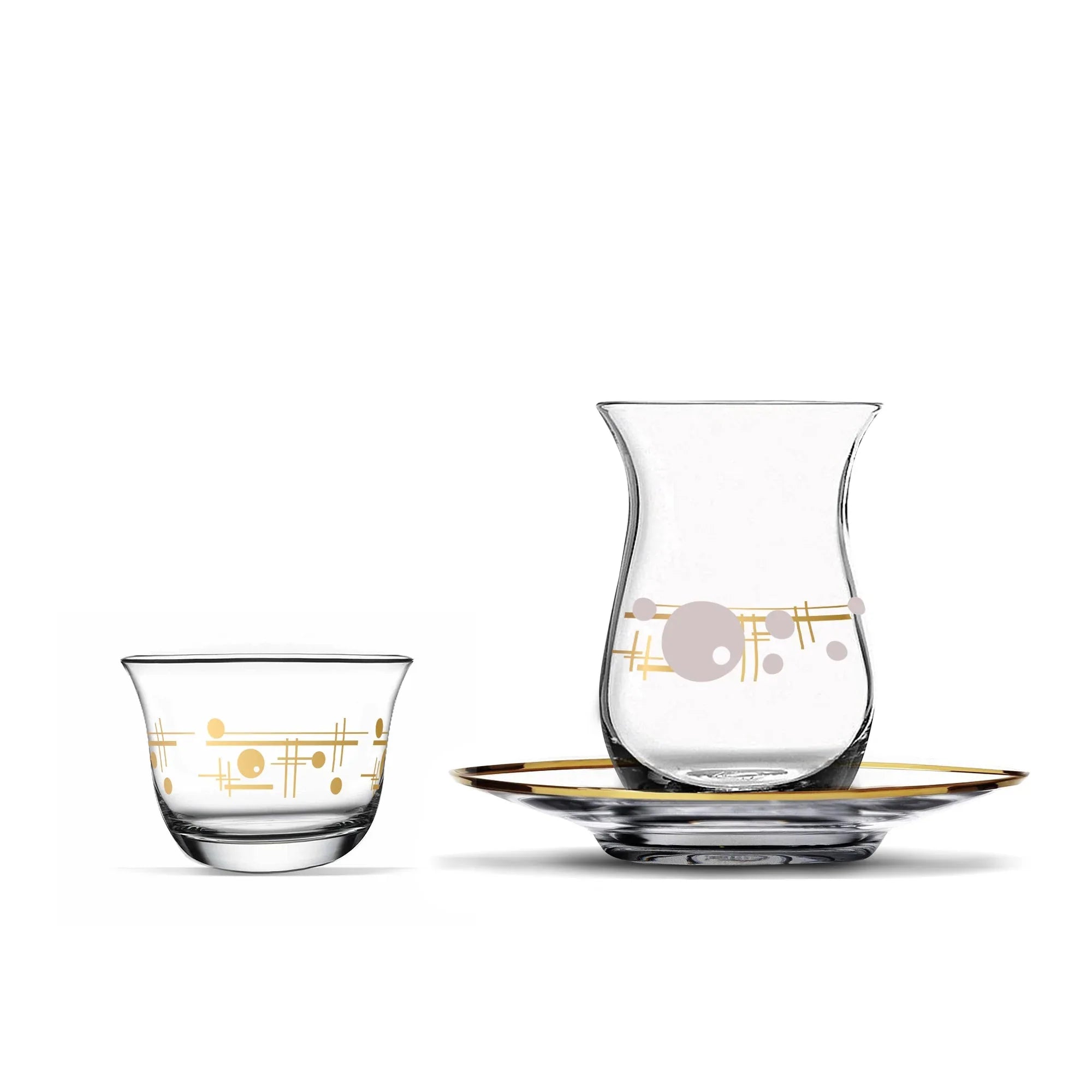 Touch Ether Set of 18 Pcs Assorted Drinkware | Home Touch Ether Set of 18 Pcs Assorted Drinkware | Home