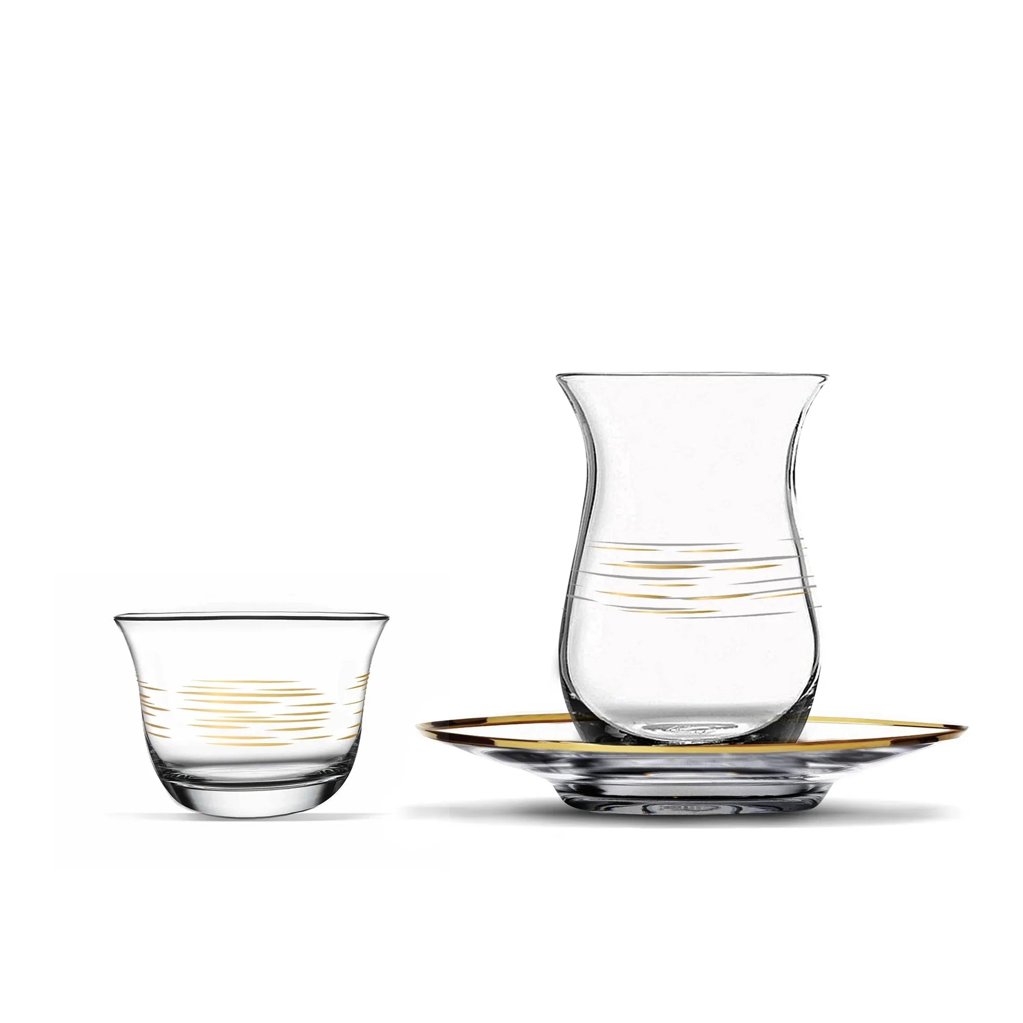 Touch Flare Set of 18 Pcs Assorted Drinkware | Home