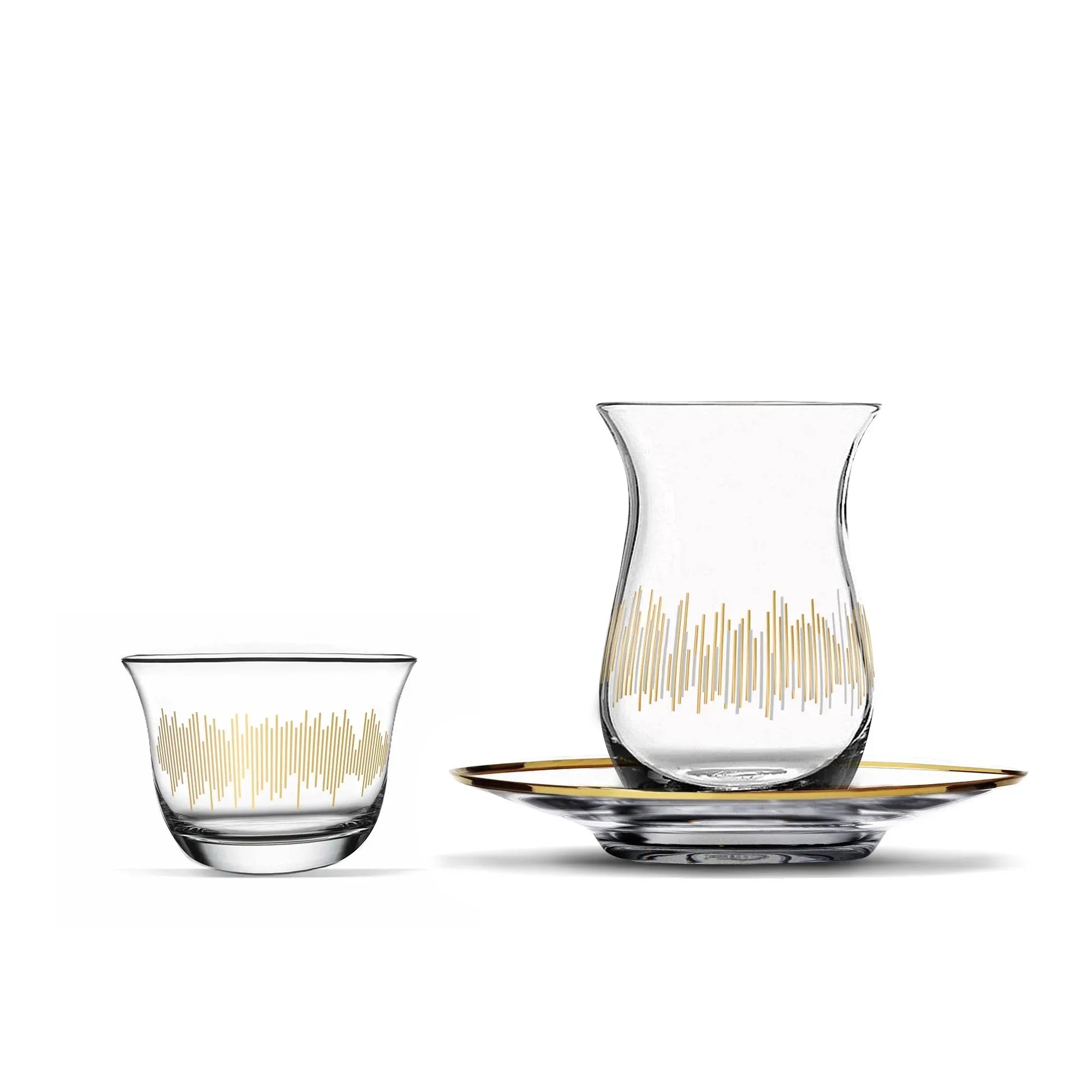 Touch Lumen Set of 18 Pcs Assorted Drinkware | Home