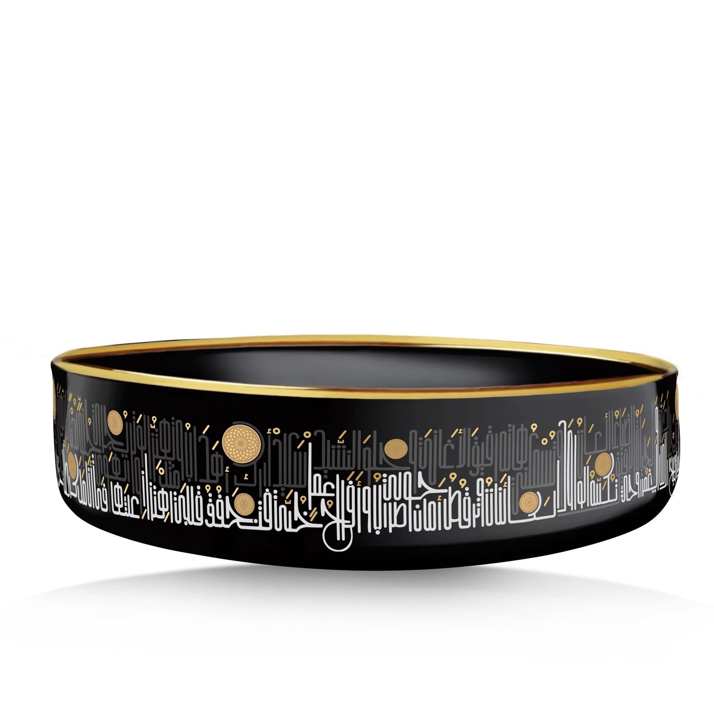 Dimlaj Hayat Large Serving Bowl (Gold) - Premium Serving Bowl from Hayat By Dimlaj - Just $140! Shop online now at Dimlaj Jordan 