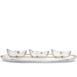 Dimlaj Hayat Set Of 4 Pcs Appetizers Tray & Bowls - Premium Serving Bowls from Hayat By Dimlaj - Just $130! Shop online now at Dimlaj Jordan 