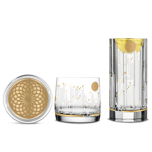 Dimlaj Hayat Censer with Candle Holder (Gold) - Premium Candle Holders from Hayat By Dimlaj - Just $70! Shop online now at Dimlaj Jordan 