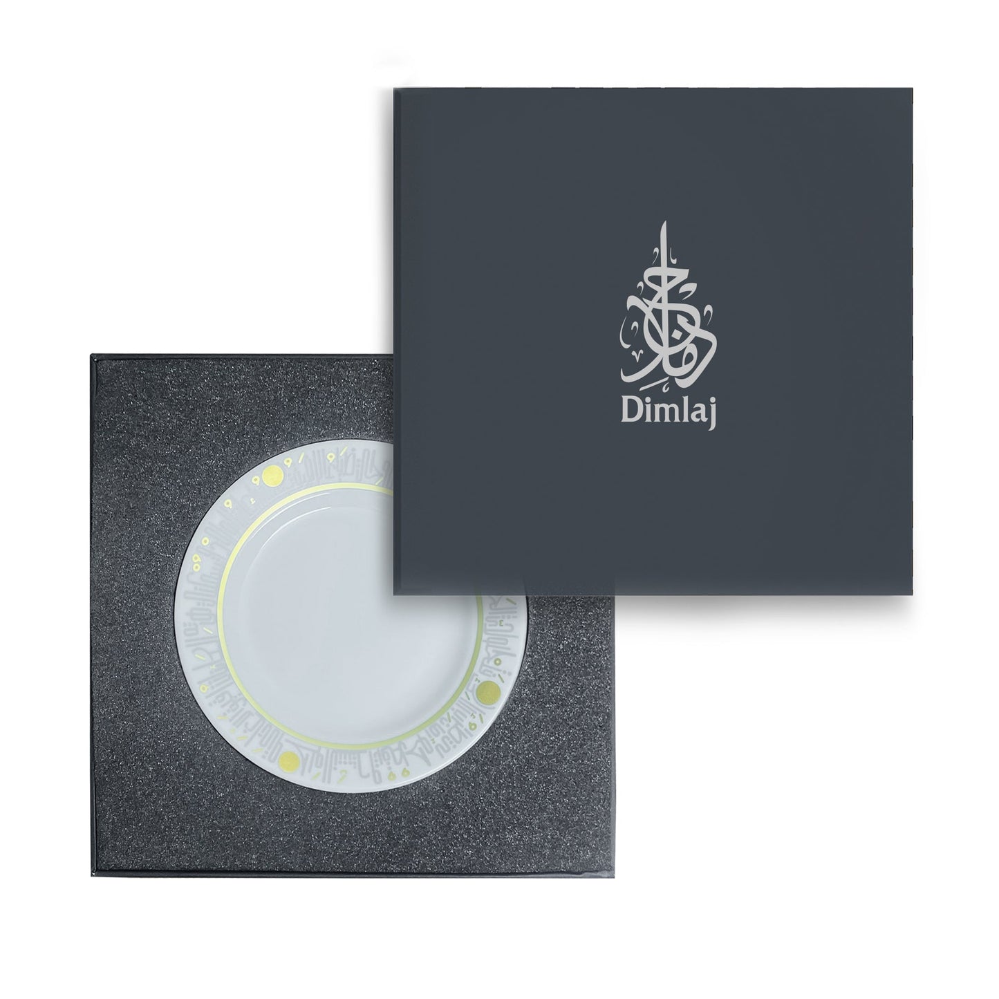Dimlaj Hayat Set Of 6 Pcs Porcelain Plates (Gold) - Premium Platters from Hayat By Dimlaj - Just $115! Shop online now at Dimlaj Jordan 