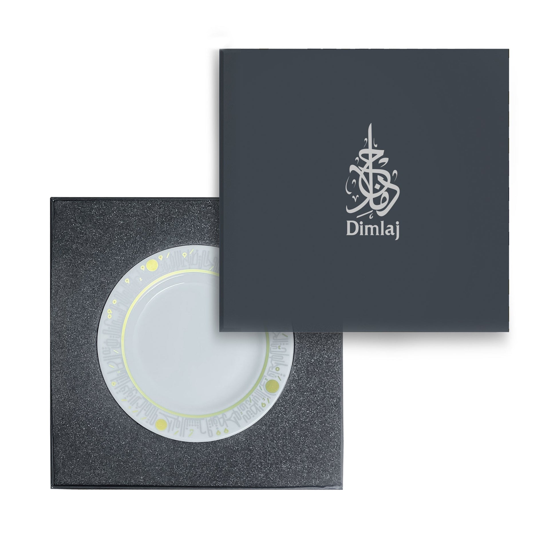 Dimlaj Hayat Set Of 6 Pcs Porcelain Plates (Gold) - Premium Platters from Hayat By Dimlaj - Just $115! Shop online now at Dimlaj Jordan 