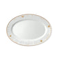 Dimlaj Hayat Set Of 2 Pcs Oval Plates (Gold) - Premium Platters from Hayat By Dimlaj - Just $90! Shop online now at Dimlaj Jordan 