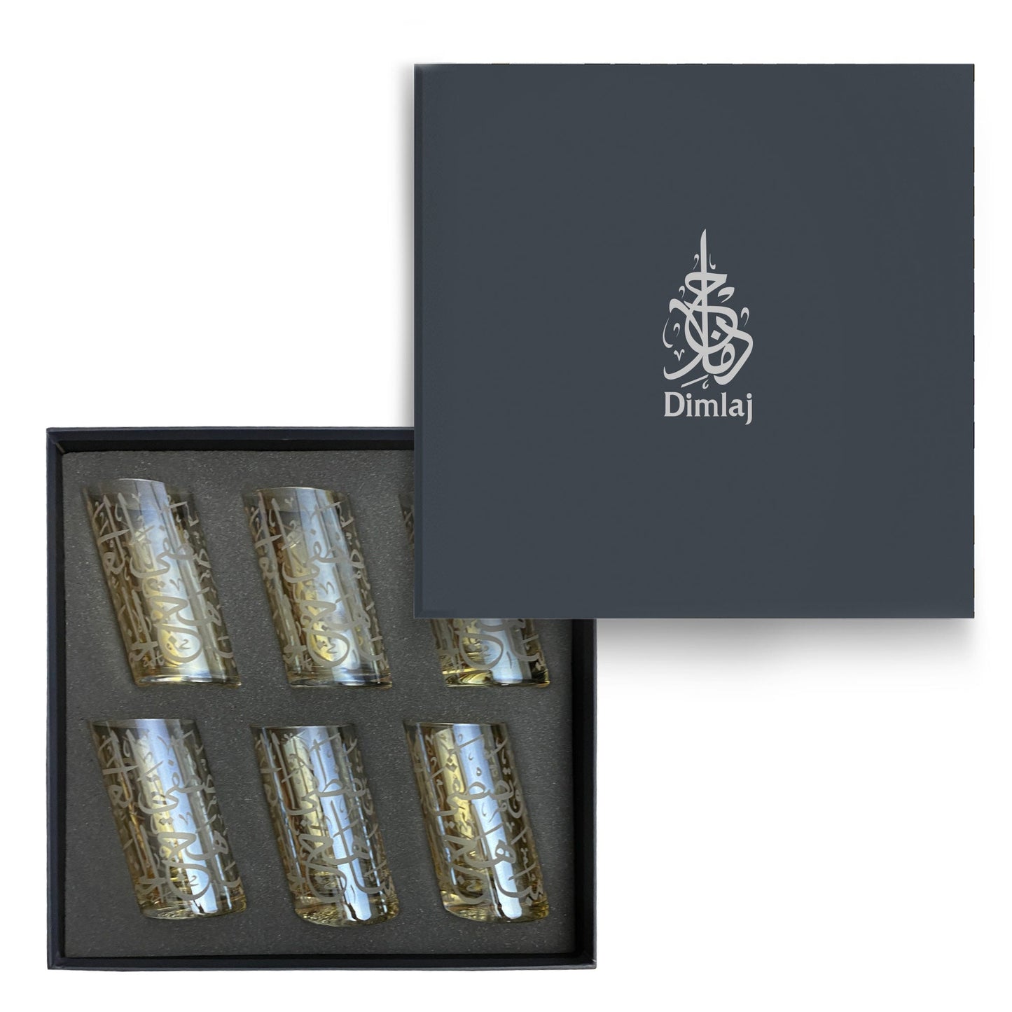 Dimlaj Thuluth Set Of 6 Pcs Tumblers (Engraved) - Premium Tumblers from Thuluth By Dimlaj - Just $250! Shop online now at Dimlaj Jordan 