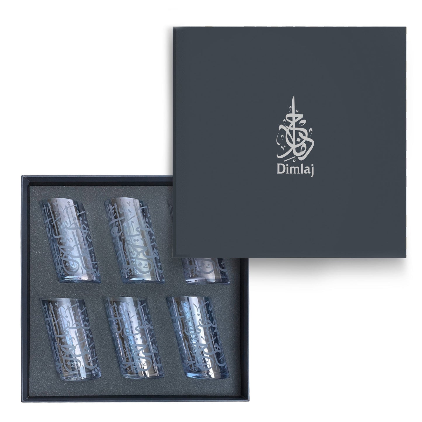 Dimlaj Thuluth Set Of 6 Pcs Tumblers (Engraved) - Premium Tumblers from Thuluth By Dimlaj - Just $250! Shop online now at Dimlaj Jordan 