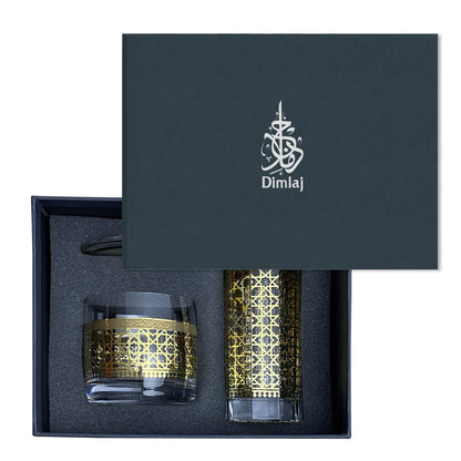 Dimlaj Cordoba Censer with Candle Holder (Gold) - Premium Candle Holders from Cordoba By Dimlaj - Just $75! Shop online now at Dimlaj Jordan 