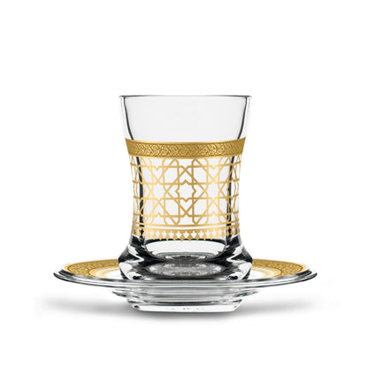 Dimlaj Cordoba Set of 6 Pcs Tea Cups and Saucers - Premium Tea Cups from Cordoba By Dimlaj - Just $105! Shop online now at Dimlaj Jordan 