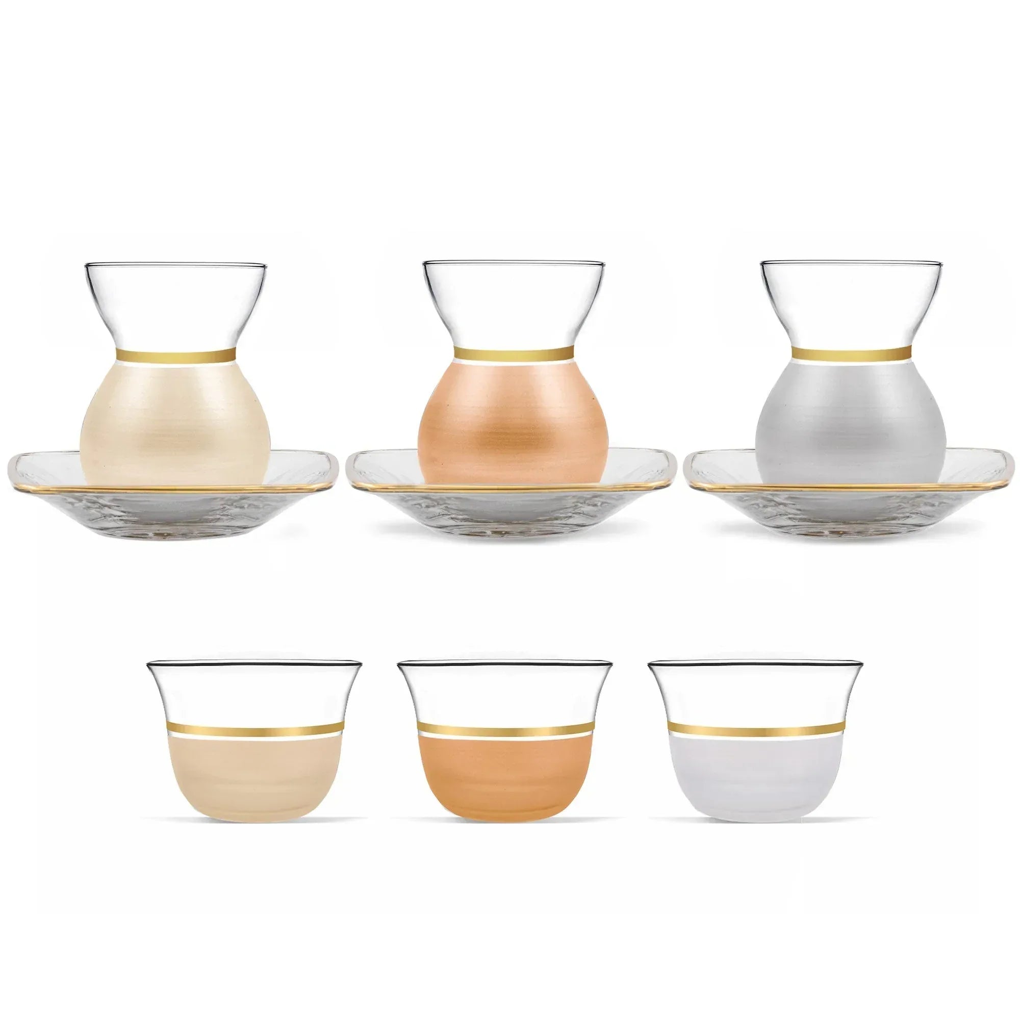 Touch Luminous Set of 18 Pcs Assorted Drinkware | Home