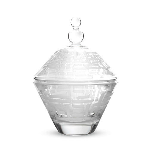 Dimlaj Dar Sugar Bowl With Lid (Engraved) - Premium Serving Bowls from Dar By Dimlaj - Just $150! Shop online now at Dimlaj Jordan 