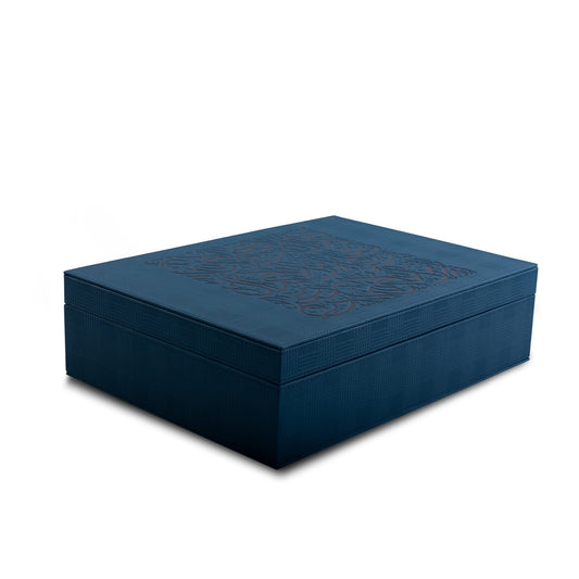 Dimlaj Nagham Large Storage Box (Petrol) - Premium Storage Boxes from Nagham By Dimlaj - Just $105! Shop online now at Dimlaj Jordan 