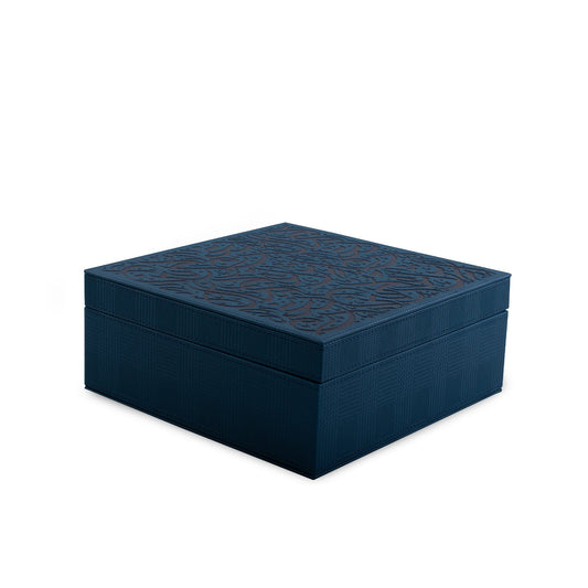 Dimlaj Nagham Small Storage Box (Petrol) - Premium Storage Boxes from Nagham By Dimlaj - Just $85! Shop online now at Dimlaj Jordan 