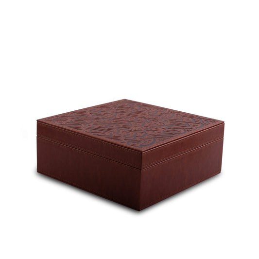 Dimlaj Nagham Small Storage Box (Umber) - Premium Storage Boxes from Nagham By Dimlaj - Just $85! Shop online now at Dimlaj Jordan 