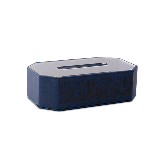 Dimlaj Hayat Tissue Box (Navy Blue) - Premium Tissue box from Hayat By Dimlaj - Just $49! Shop online now at Dimlaj Jordan 