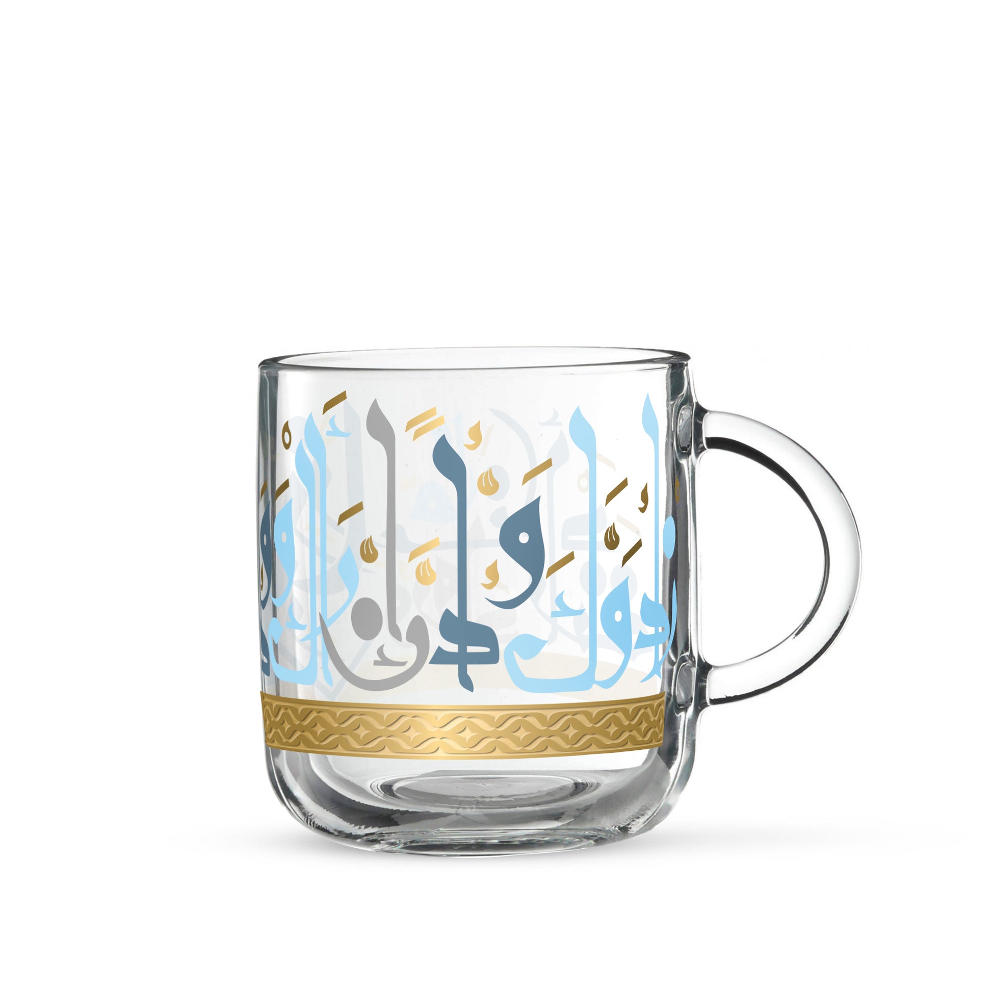 Dimlaj Wadoud Set Of 6 Pcs Mugs (Gold) - Premium Mugs from Wadoud By Dimlaj - Just $90! Shop online now at Dimlaj Jordan 