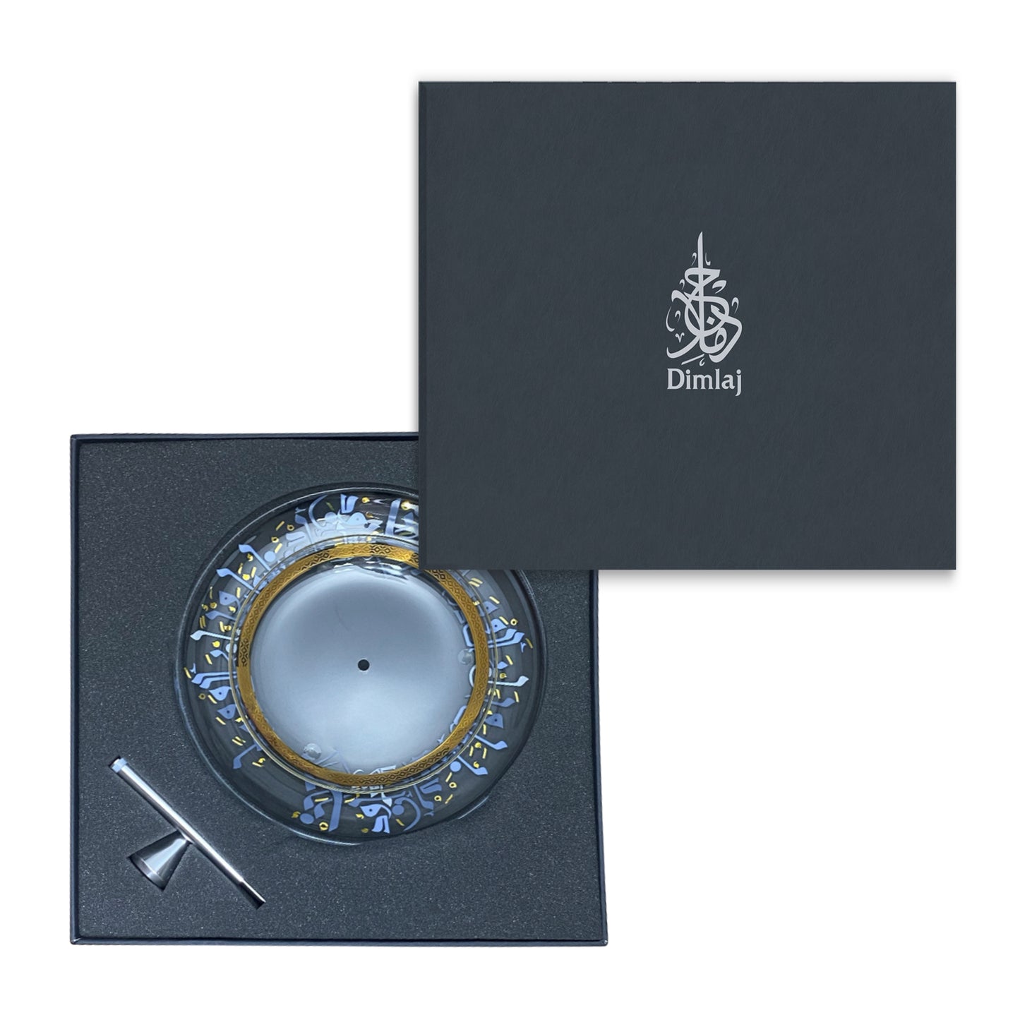 Dimlaj Wadoud 2 Tiered Tray (Gold) - Premium Trays & Accessories from Wadoud By Dimlaj - Just $70! Shop online now at Dimlaj Jordan 