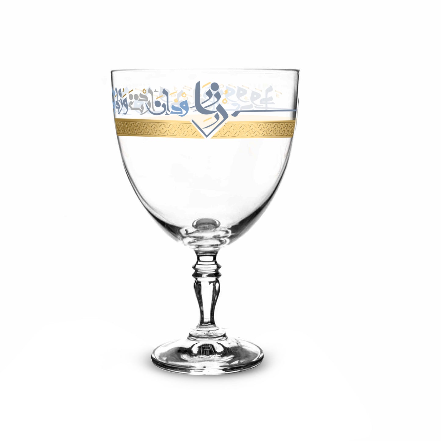 Dimlaj Wadoud Set of 6 Pcs Flute Stems (Gold) - Premium Flute Stemware from Wadoud By Dimlaj - Just $85! Shop online now at Dimlaj Jordan 