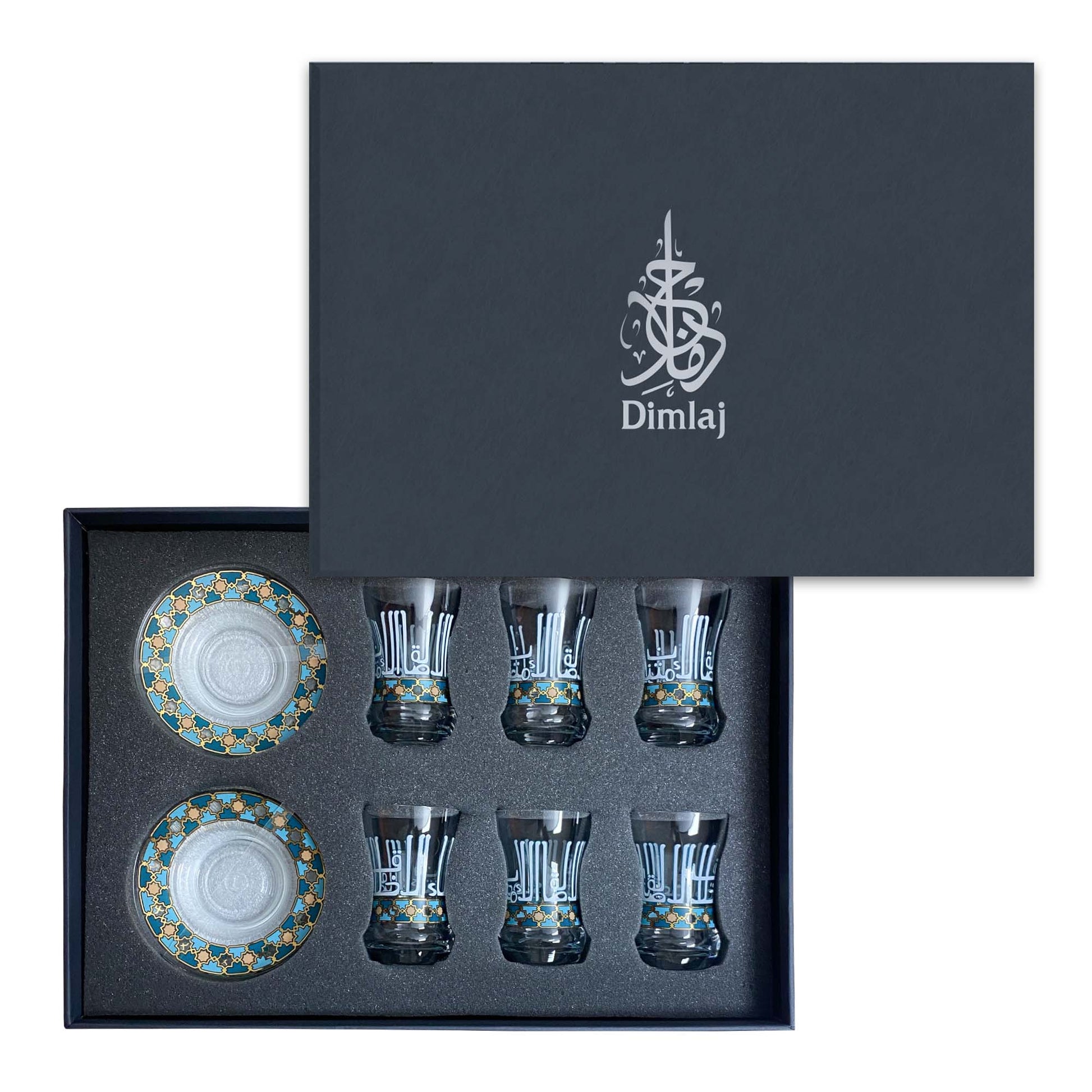 Dimlaj Asala Set Of 12 Pcs Tea Cups And Saucers - Premium Tea Cups from Asala By Dimlaj - Just $95! Shop online now at Dimlaj Jordan 