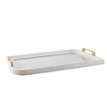 Dimlaj Wadoud Acrylic Serving Tray (Metallic Pearl) - Premium Trays from Wadoud By Dimlaj - Just $70! Shop online now at Dimlaj Jordan 
