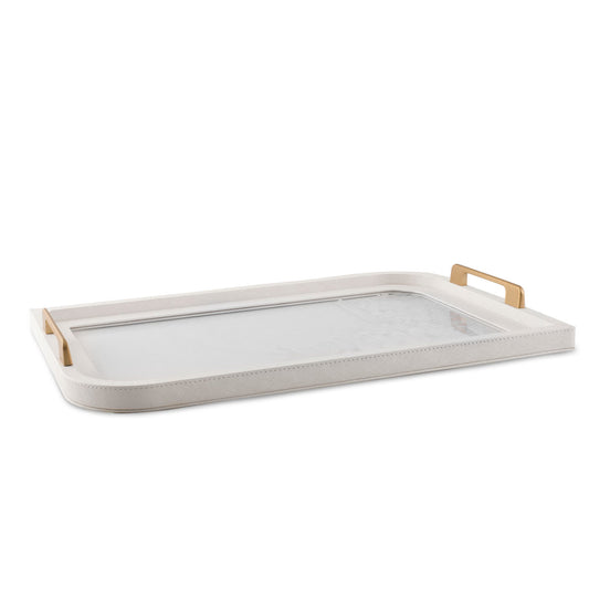 Dimlaj Wadoud Acrylic Serving Tray (Metallic Pearl) - Premium Trays from Wadoud By Dimlaj - Just $70! Shop online now at Dimlaj Jordan 