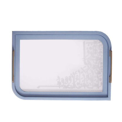 Dimlaj Wadoud Acrylic Serving Tray (Light Blue) - Premium Trays from Wadoud By Dimlaj - Just $70! Shop online now at Dimlaj Jordan 