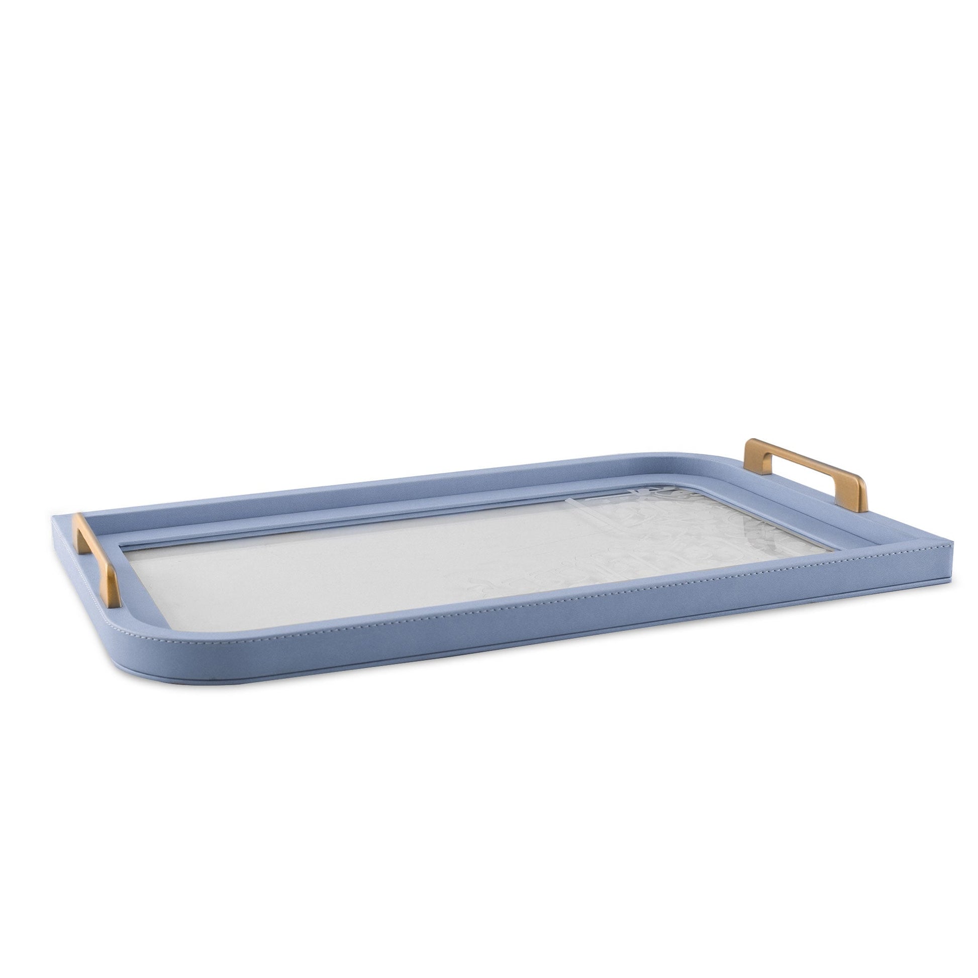 Dimlaj Wadoud Acrylic Serving Tray (Light Blue) - Premium Trays from Wadoud By Dimlaj - Just $70! Shop online now at Dimlaj Jordan 