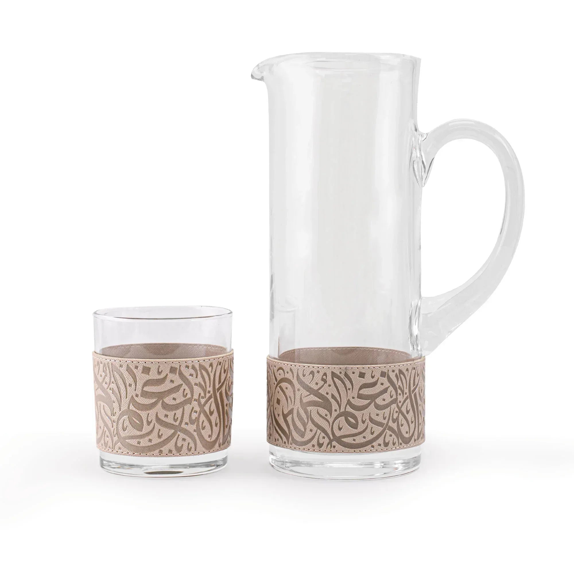 Dimlaj Nagham Set Of 7 Pcs Drinkset (Beige) | Home