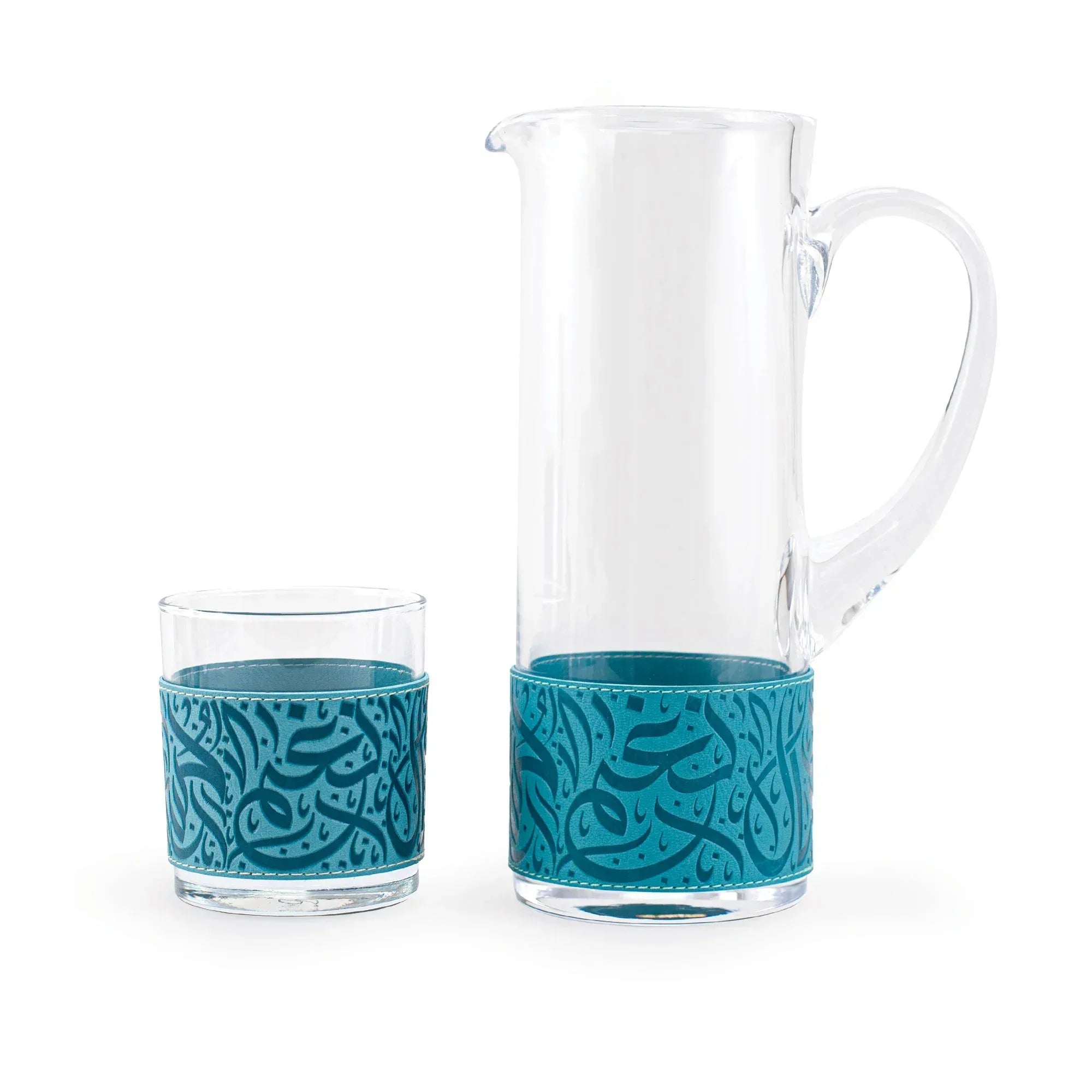 Dimlaj Nagham Set Of 7 Pcs Drinkset (Turquoise) | Home