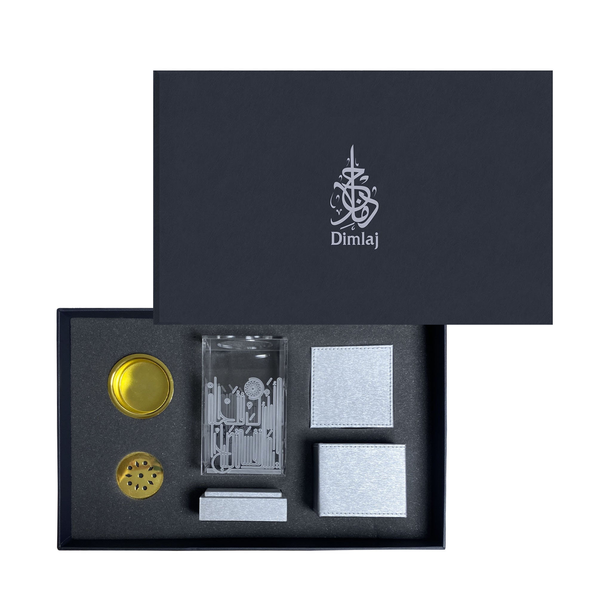 Dimlaj Hayat Incense Burner Set (Silver) | Home Dimlaj Hayat Incense Burner Set (Silver) | Home