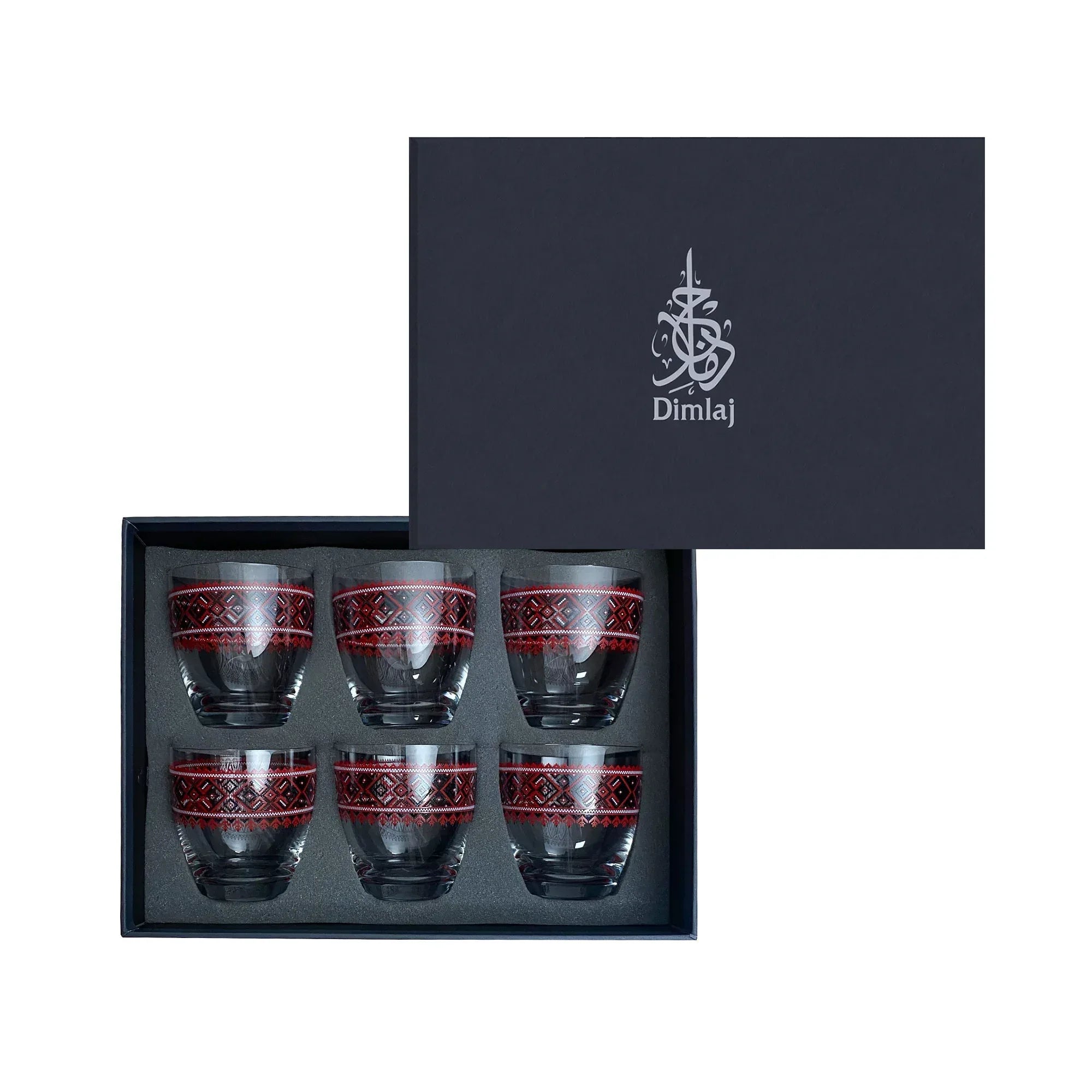 Dimlaj Darza Set Of 6 Pcs Short Tumblers | Home Dimlaj Darza Set Of 6 Pcs Short Tumblers | Home